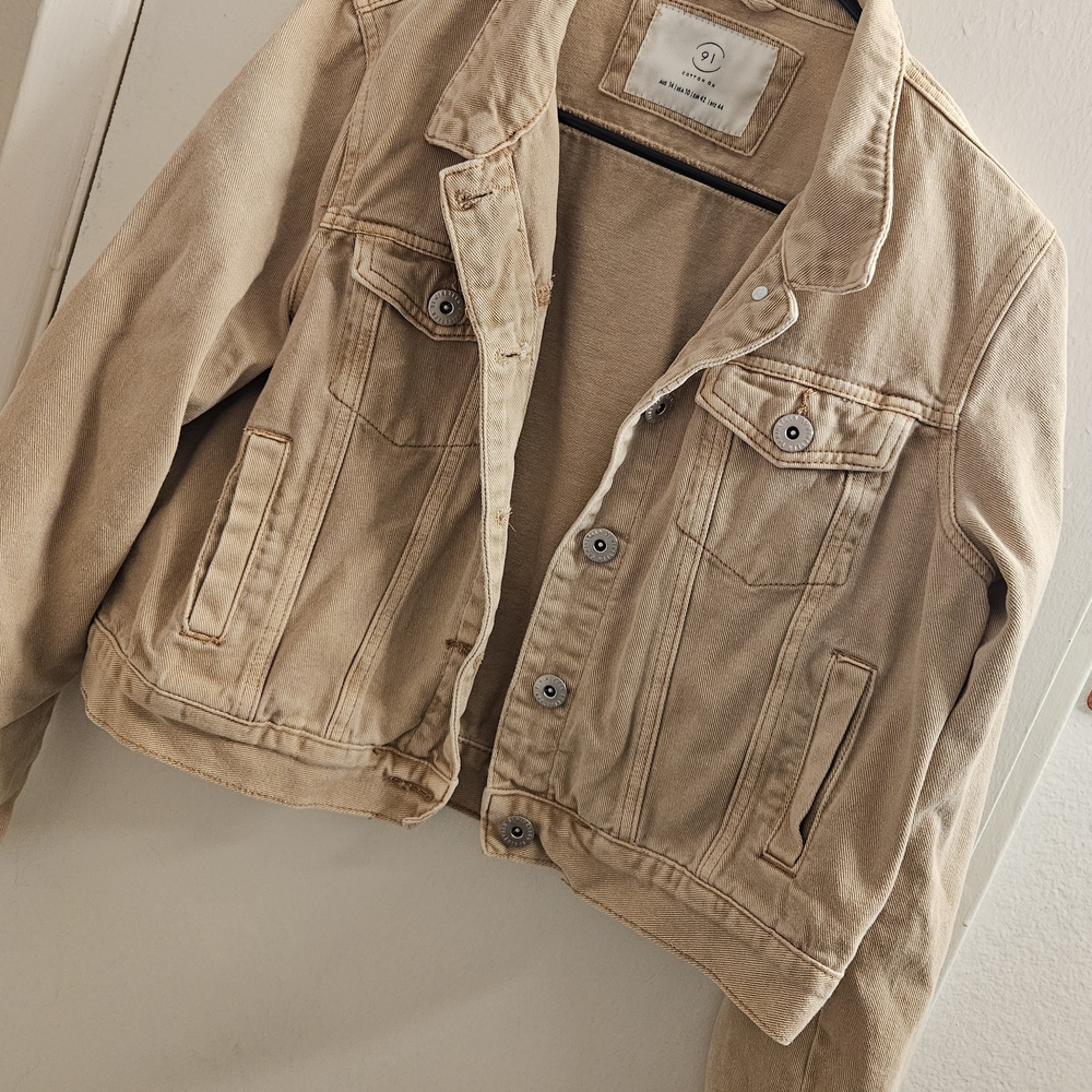 Cotton On Tan Jean Jacket Classic Design